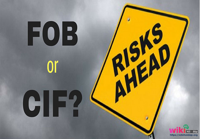 Sự khác biệt giữa Cif và Fob 