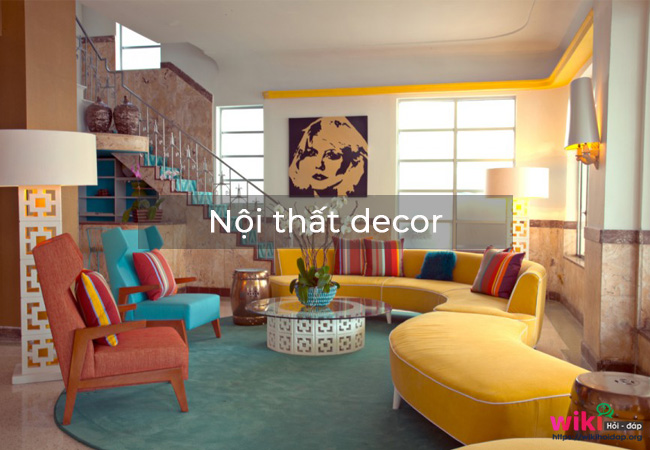 Một số nguyên tắc của nội thất decor: