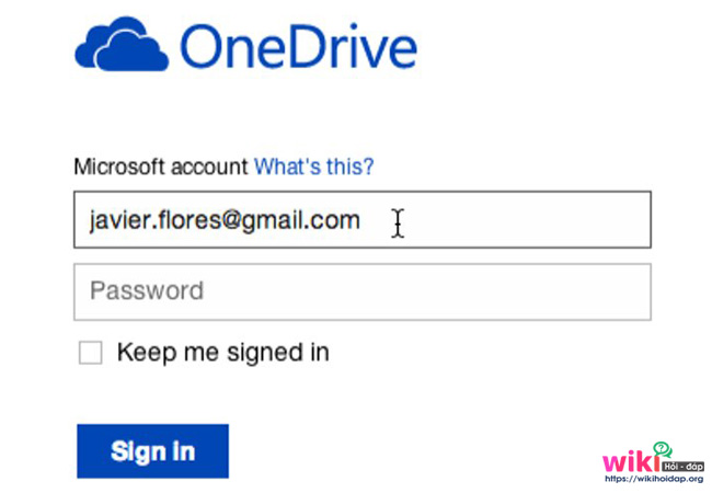 Cách tạo tài khoản OneDrive