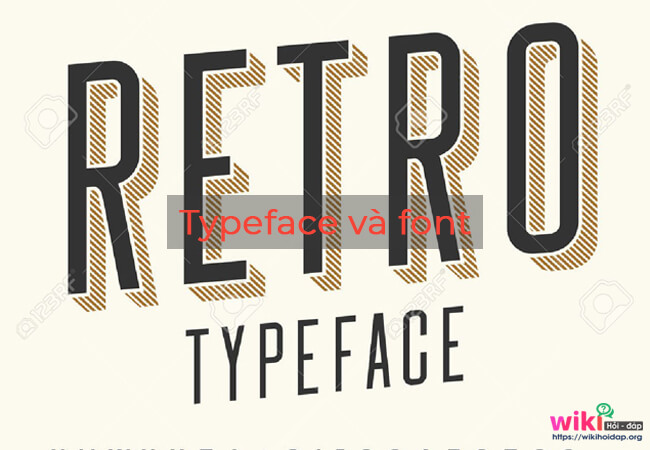 Typeface và font