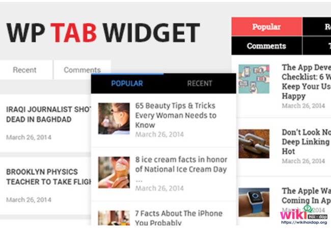 Một số loại widget phổ biến giúp cải thiện website của bạn