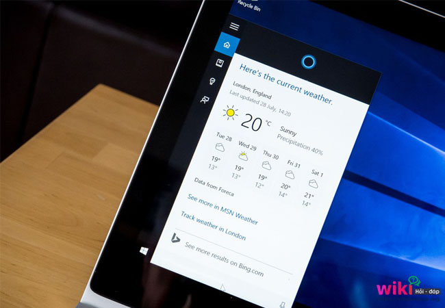Dùng Cortana khi duyệt Web ra sao?