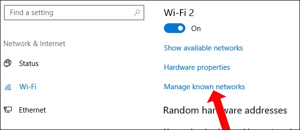 Cách kết nối mạng WiFi ẩn trên Windows 10