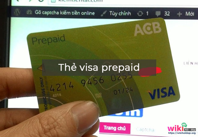 Thẻ visa prepaid là gì?